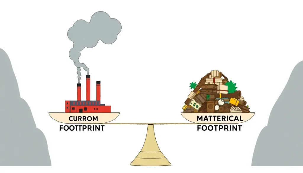 Featured image for Material Footprint vs Carbon Footprint: Understanding the Difference — Uncategorized