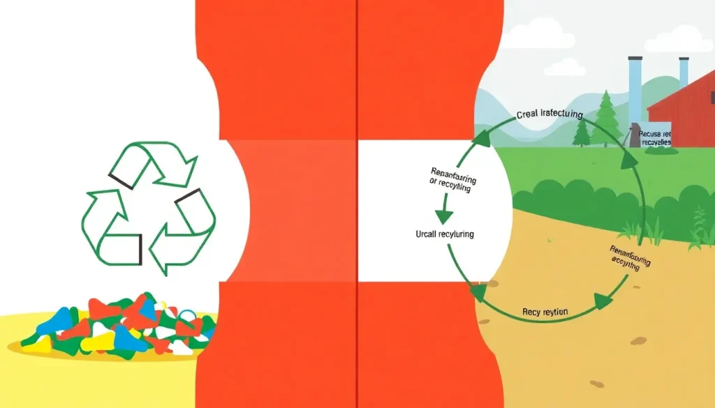 Featured image for Circular Economy vs Recycling: Understanding the Key Differences — Uncategorized