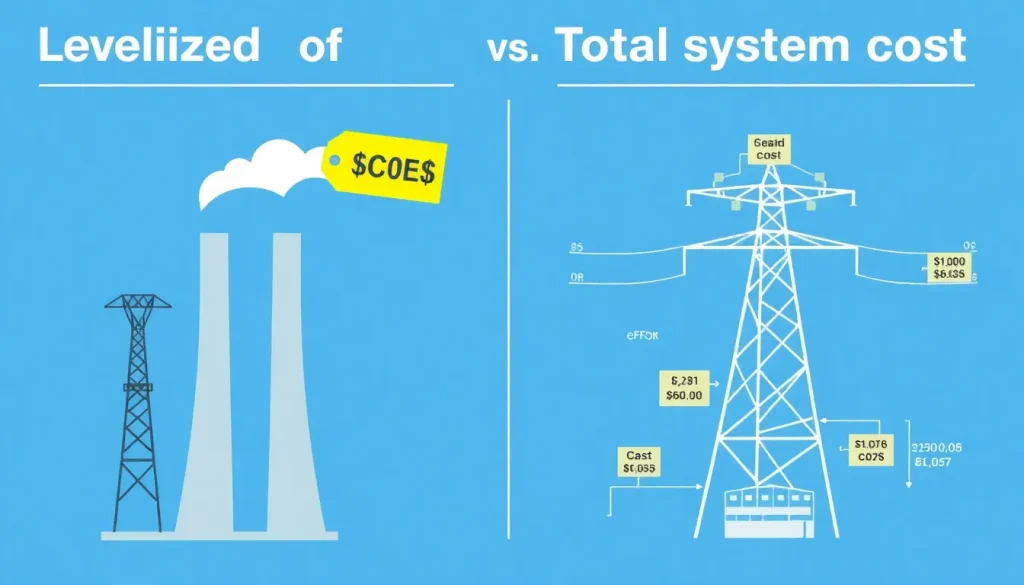 Featured image for Levelized Cost vs Total System Cost: Understanding the Difference — Uncategorized
