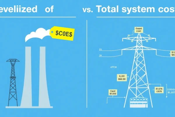 Featured image for Levelized Cost vs Total System Cost: Understanding the Difference — Uncategorized