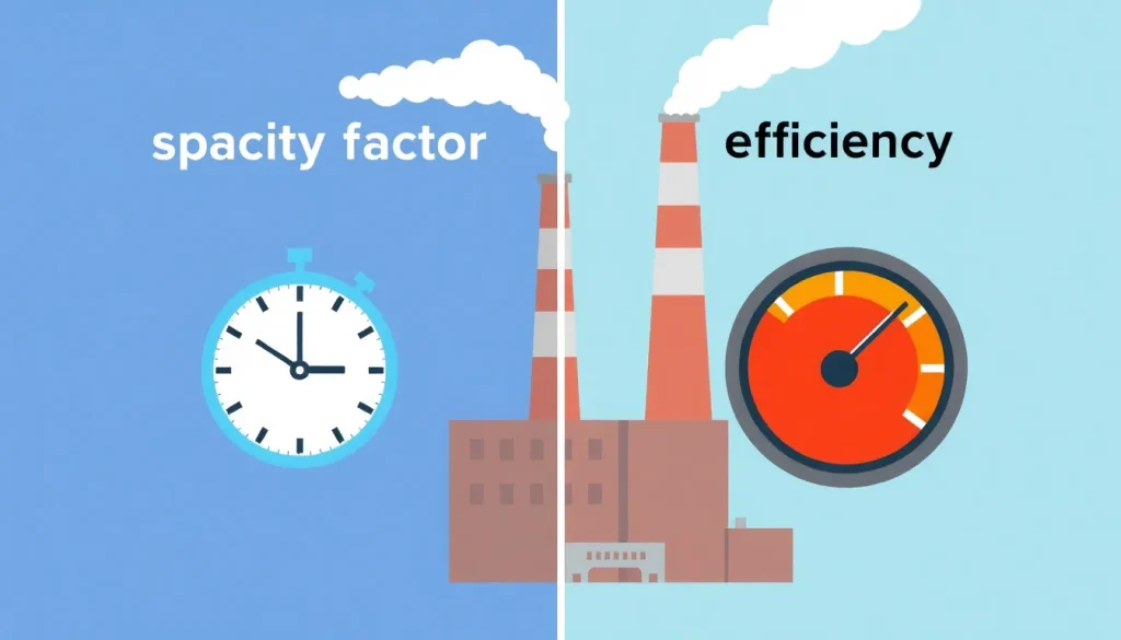 Featured image for Capacity Factor vs Efficiency: Understanding the Difference — Uncategorized