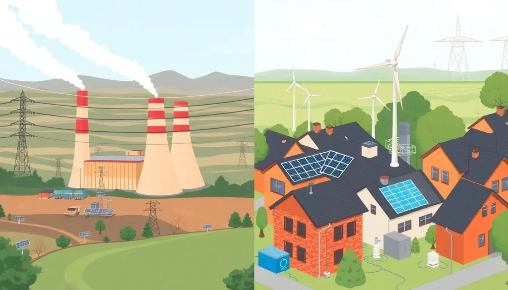 Featured image for Distributed Energy vs Centralized Energy: A Comprehensive Comparison — Uncategorized
