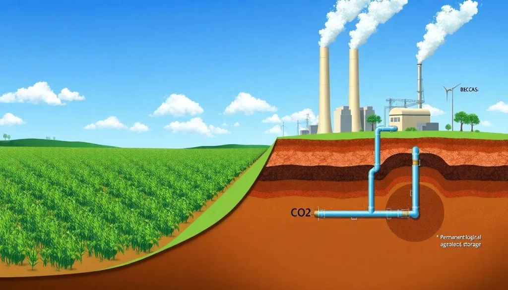 Featured image for Bioenergy With Carbon Capture and Storage (BECCS) Explained — Uncategorized