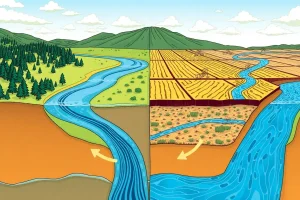 How Agriculture Changes the Global Water Cycle