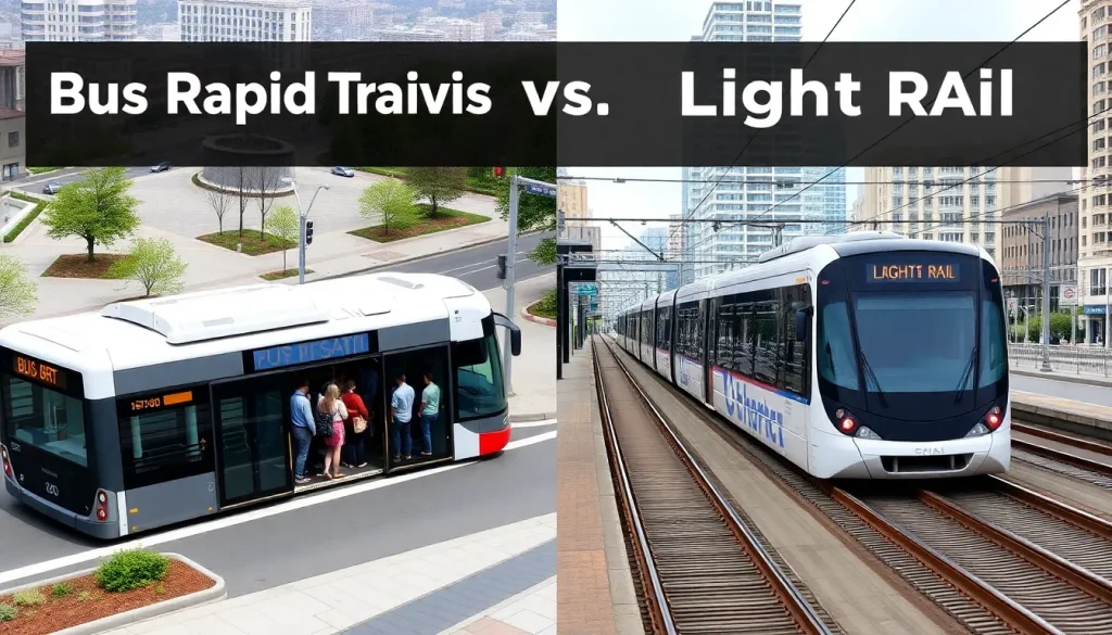 Featured image for Bus Rapid Transit vs Light Rail: A Comparative Analysis of Urban Mass Transit Solutions — Uncategorized
