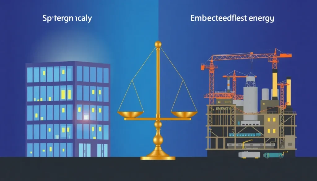 Featured image for Operational Energy vs Embodied Energy in Buildings: A Lifecycle Perspective — Uncategorized