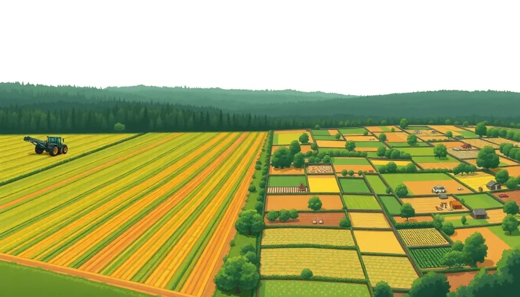 Featured image for Land Sparing vs Land Sharing: Balancing Food Production and Biodiversity — Uncategorized