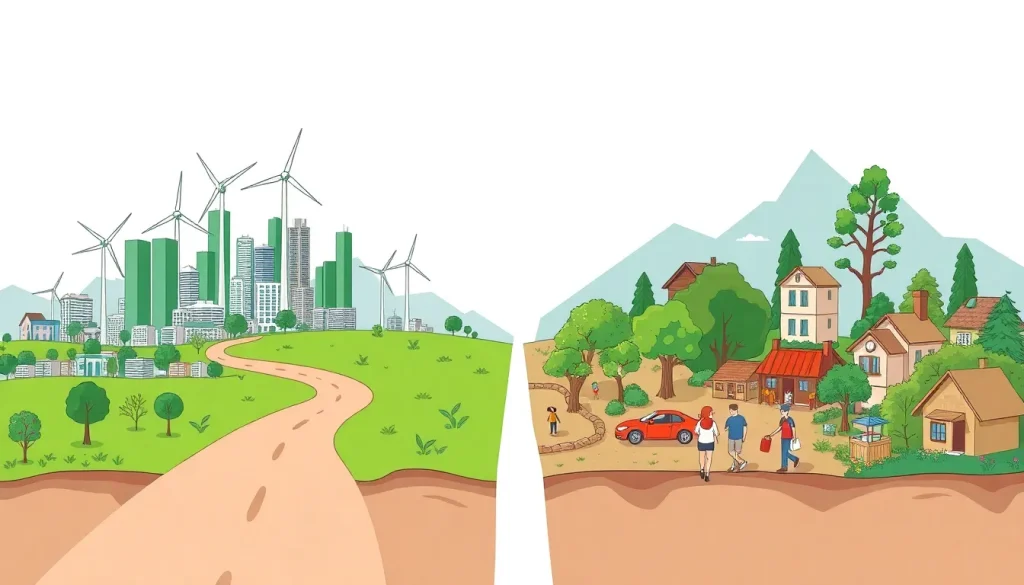 Featured image for Green Growth vs Degrowth: Definitions, Evidence, and Implications — Uncategorized