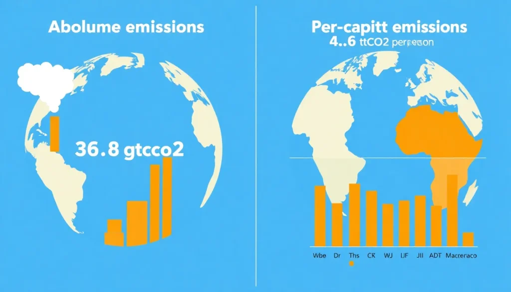 Featured image for Absolute Emissions vs Per-Capita Emissions: A Data-Driven Comparison — Uncategorized