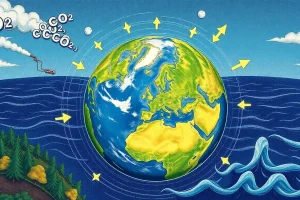 Why Carbon Dioxide Accumulates in the Atmosphere