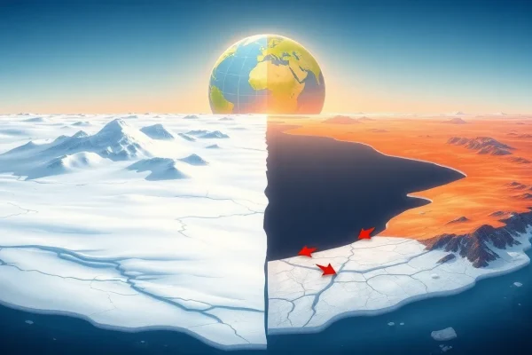 Featured image for Snow Cover and the Ice-Albedo Feedback: A Self-Reinforcing Climate Loop — Uncategorized