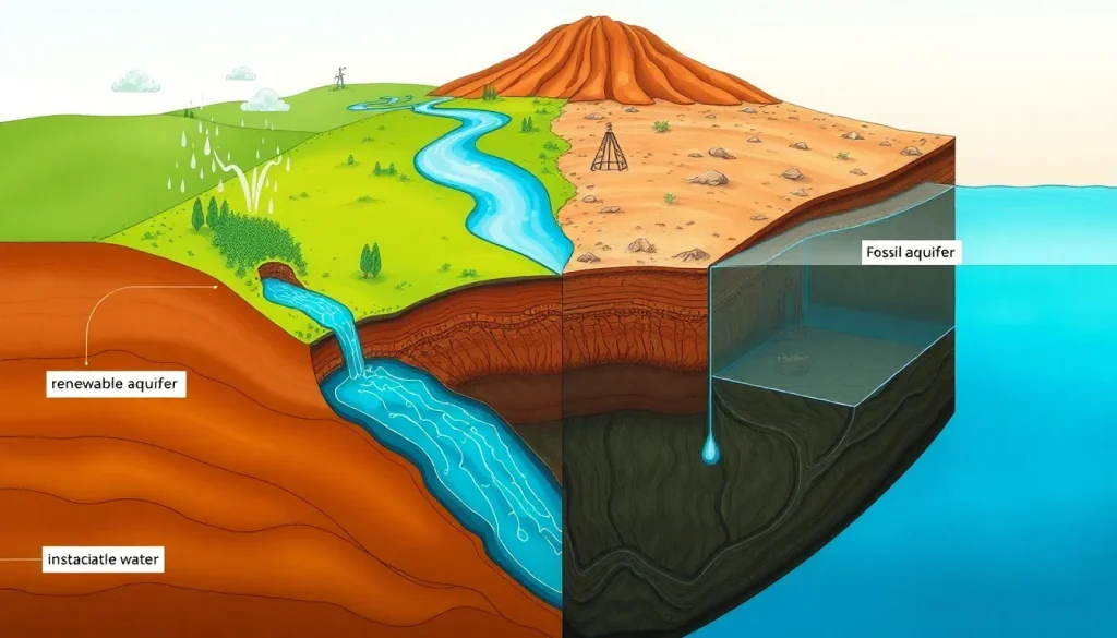 Featured image for Renewable vs Non-Renewable Groundwater: Understanding the Difference — Uncategorized