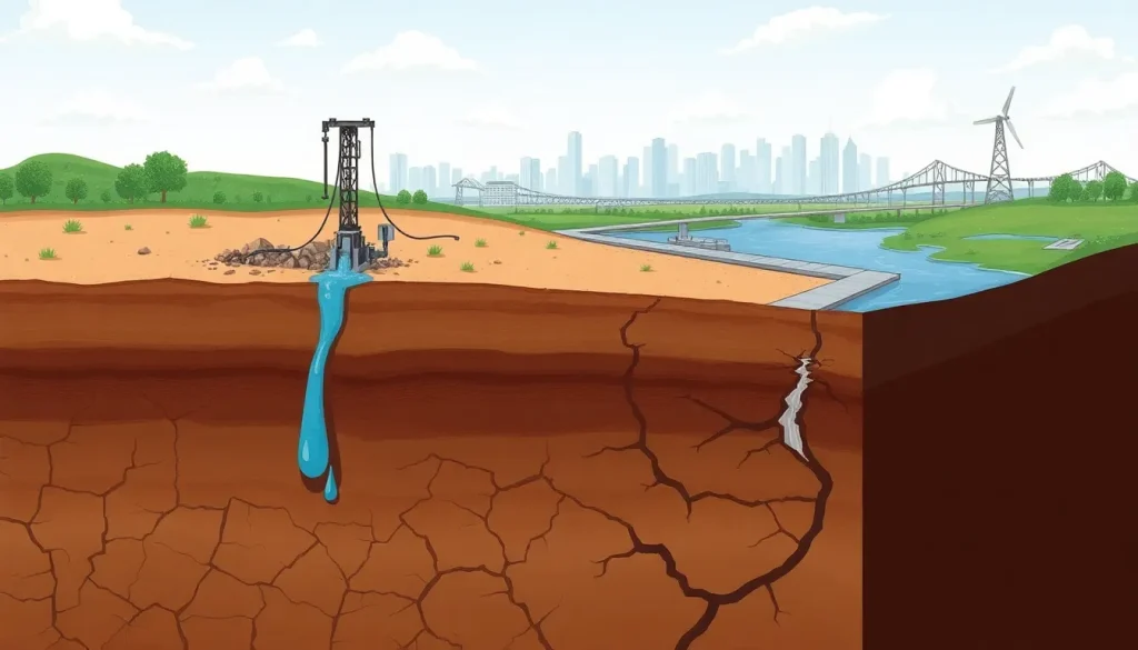 Featured image for Land Subsidence Caused by Groundwater Extraction: Causes, Impacts, and Solutions — Uncategorized