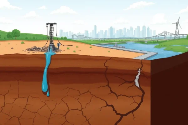 Featured image for Land Subsidence Caused by Groundwater Extraction: Causes, Impacts, and Solutions — Uncategorized