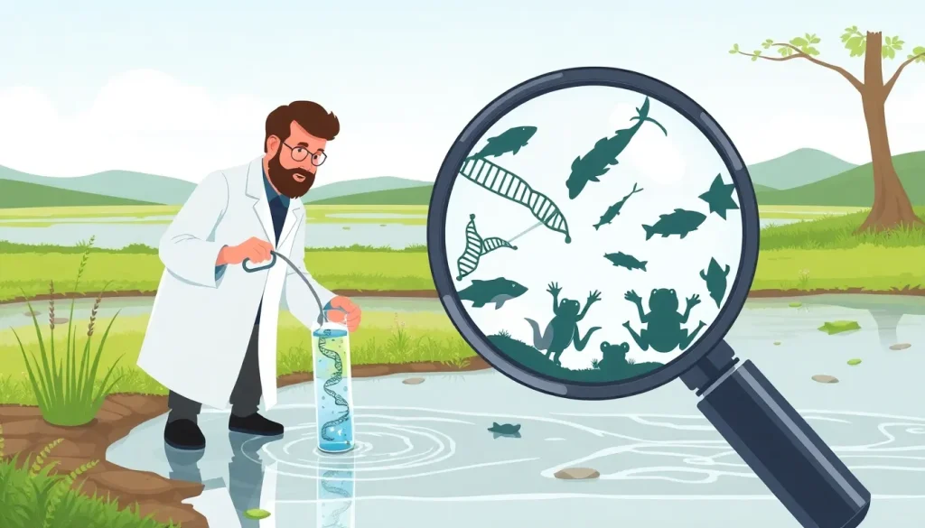 Featured image for Environmental DNA: How Scientists Detect Hidden Species — Uncategorized
