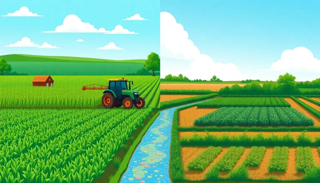 Featured image for Conventional vs Organic Agriculture: Environmental Trade-Offs — Uncategorized