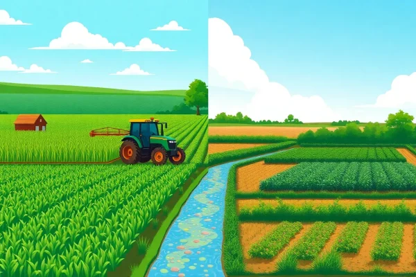 Featured image for Conventional vs Organic Agriculture: Environmental Trade-Offs — Uncategorized