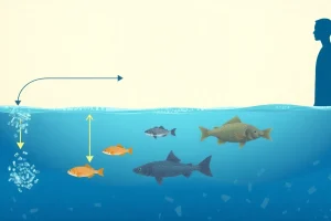How Microplastics Move Through Food Webs