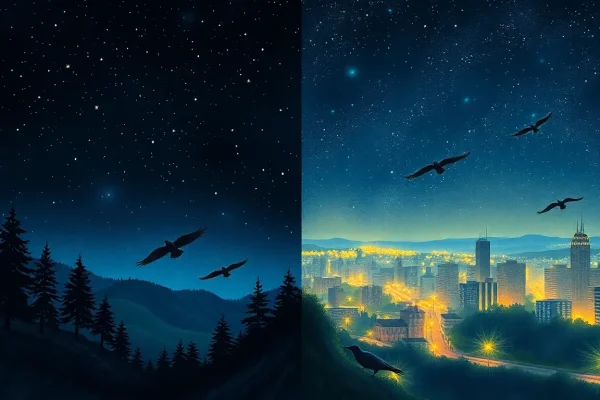 Featured image for Light Pollution and Ecosystem Health: Understanding the Impact of Artificial Light on Nature — Uncategorized